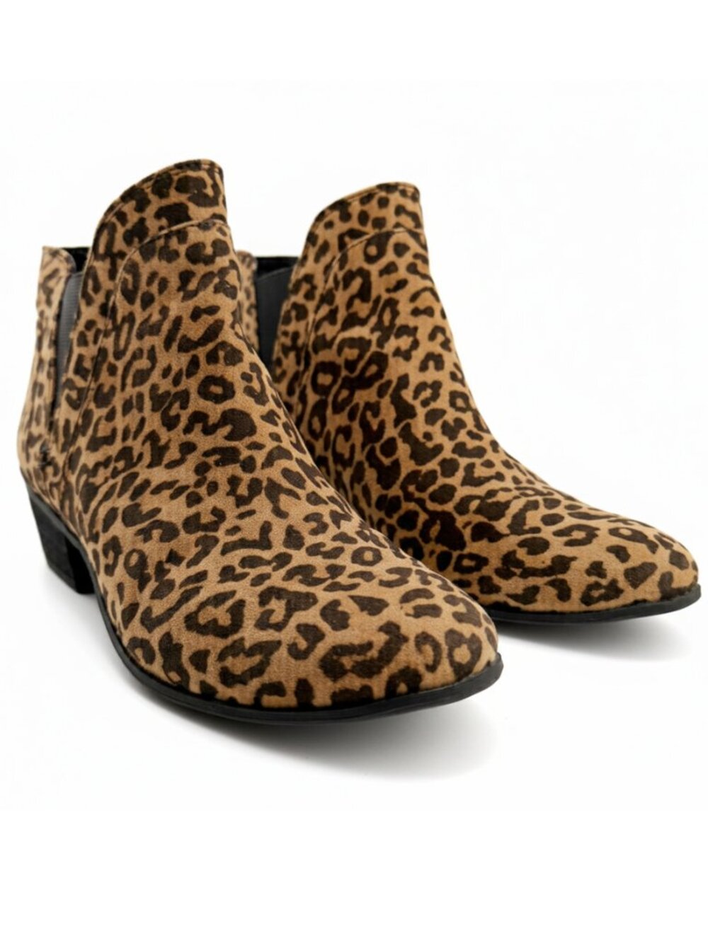 Circus by Sam Edelman Leopard Print Preston  Mobwife Ankle Boots - Size 6